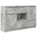 Sideboard Beton Grå 100 x 30 x 65,6 Konstrueret træ