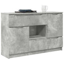 Sideboard Beton Grå 100 x 30 x 65,6 Konstrueret træ
