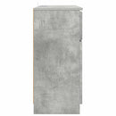 Sideboard med skuffe Beton Grå 100 x 30 x 65,6 Konstrueret træ