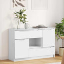 Sideboard Høj gloss hvid 100 x 30 x 65,6 Konstrueret træ