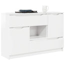 Sideboard Høj gloss hvid 100 x 30 x 65,6 Konstrueret træ
