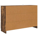 Sideboard med skuffe Røget eg 100 x 30 x 65,6 Konstrueret træ