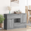 Sideboard med skuffe Grå Sonoma 100 x 30 x 65,6 Konstrueret træ
