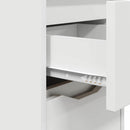 Sengeborde 2 pcs Hvid 30,5 x 30 x 43 cm Konstrueret træ