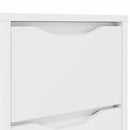 Sengeborde 2 pcs Hvid 30,5 x 30 x 43 cm Konstrueret træ