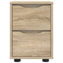 Sengebord Sonoma eg 30,5 x 30 x 43 cm Konstrueret træ
