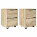 Sengeborde 2 pcs Sonoma eg 30,5 x 30 x 43 cm Konstrueret træ