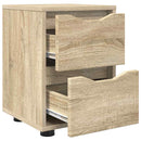 Sengeborde 2 pcs Sonoma eg 30,5 x 30 x 43 cm Konstrueret træ