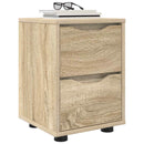 Sengeborde 2 stk. Sonoma eg 30,5 x 30 x 43 cm Konstrueret træ