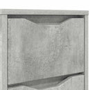 Sengeborde 2 pcs Beton Grå 30,5 x 30 x 43 cm Konstrueret træ