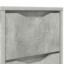 Sengeborde 2 stk. Beton Grå 30,5 x 30 x 43 cm Konstrueret træ