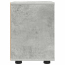 Sengeborde 2 stk. Beton Grå 30,5 x 30 x 43 cm Konstrueret træ