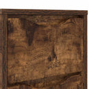 Sengebord med skuffe Røget eg 30,5 x 30 x 43 cm Konstrueret træ