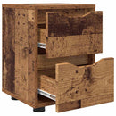 Sengebord Gammelt træ 30,5 x 30 x 43 cm Konstrueret træ