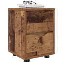 Sengeborde 2 stk. Gammelt træ 30,5 x 30 x 43 cm Konstrueret træ