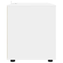 Opbevaringsskab 80 x 48 x 57 cm Konstrueret træ Hvid