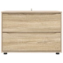 Opbevaringsskab Sonoma eg 80 x 48 x 57 cm Konstrueret træ