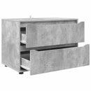 Opbevaringsskab Beton Grå 80 x 48 x 57 cm Konstrueret træ