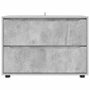 Opbevaringsskab Beton Grå 80 x 48 x 57 cm Konstrueret træ