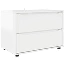 Opbevaringsskab Høj gloss hvid 80 x 48 x 57 cm Konstrueret træ