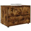 Opbevaringsskab Røget eg 80 x 48 x 57 cm Konstrueret træ