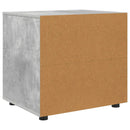 Opbevaringsskab Beton Grå 60 x 48 x 57 cm Konstrueret træ