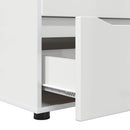 Opbevaringsskab Høj gloss hvid 60 x 48 x 57 cm Konstrueret træ