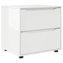 Opbevaringsskab Høj gloss hvid 60 x 48 x 57 cm Konstrueret træ