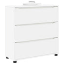 Opbevaringsskab Hvid 80 x 31 x 81 cm Konstrueret træ