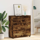 Opbevaringsskab Røget eg 80 x 31 x 81 cm Konstrueret træ