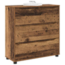Opbevaringsskab Gammelt træ 80 x 31 x 81 cm Konstrueret træ