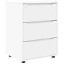 Opbevaringsskab Hvid 60 x 48 x 81 cm Konstrueret træ