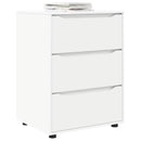 Opbevaringsskab Hvid 60 x 48 x 81 cm Konstrueret træ