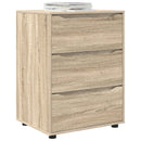 Opbevaringsskab Sonoma eg 60 x 48 x 81 cm Konstrueret træ
