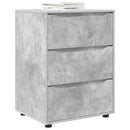 Opbevaringsskab Beton Grå 60 x 48 x 81 cm Konstrueret træ