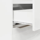 Opbevaringsskab Høj gloss hvid 60 x 48 x 81 cm Konstrueret træ