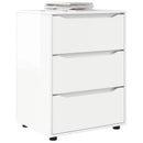 Opbevaringsskab Høj gloss hvid 60 x 48 x 81 cm Konstrueret træ