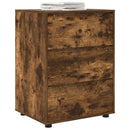 Opbevaringsskab Røget eg 60 x 48 x 81 cm Konstrueret træ