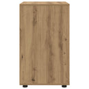 Opbevaringsskab 60 x 48 x 81 cm Konstrueret træ Artisan Egetræ