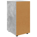 Opbevaringsskab Beton Grå 40 x 48 x 81 cm Konstrueret træ
