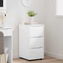 Opbevaringsskab Høj gloss hvid 40 x 48 x 81 cm Konstrueret træ