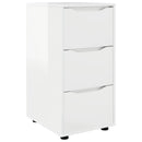 Opbevaringsskab Høj gloss hvid 40 x 48 x 81 cm Konstrueret træ