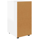 Opbevaringsskab Høj gloss hvid 40 x 48 x 81 cm Konstrueret træ