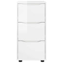 Opbevaringsskab Høj gloss hvid 40 x 48 x 81 cm Konstrueret træ