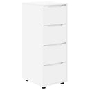 Opbevaringsskab Hvid 40 x 48 x 105 cm Konstrueret træ