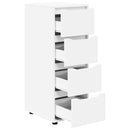Opbevaringsskab Hvid 40 x 48 x 105 cm Konstrueret træ