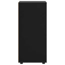 Opbevaringsskab Sort 40 x 48 x 105 cm Konstrueret træ