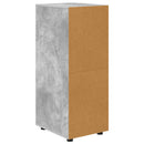 Opbevaringsskab Beton Grå 40 x 48 x 105 cm Konstrueret træ