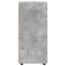 Opbevaringsskab Beton Grå 40 x 48 x 105 cm Konstrueret træ