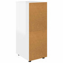Opbevaringsskab Høj gloss hvid 40 x 48 x 105 cm Konstrueret træ